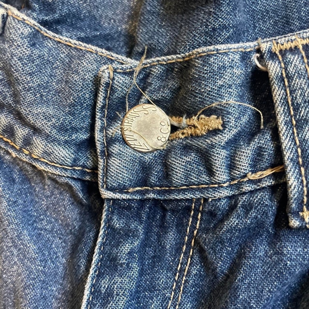 Y2K Blue Denim Levi's Jorts Shorts Relaxed Fit - SEE DESCRIPTION - Picture 3 of 7